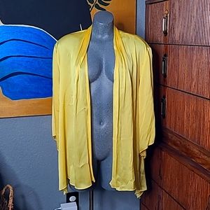 Womens Cardigan Yellow Size 3XL
